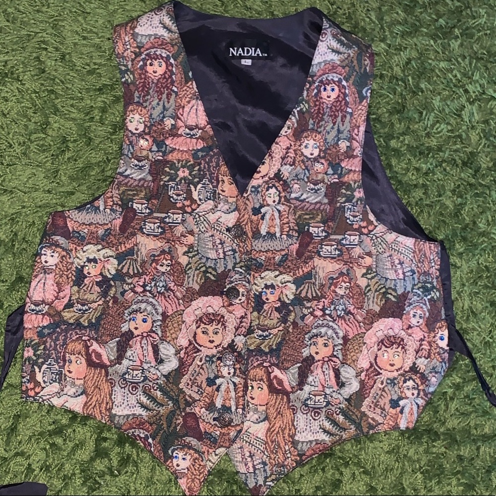 Custom Vintage Bedazzled Vest